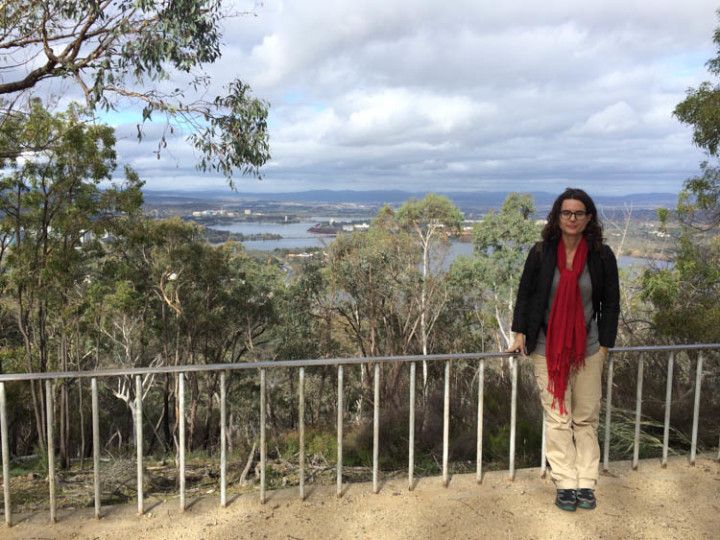 Foto: Eli Zubiria. Blackmountain es uno de los puntos para ver la Canberra desde las alturas.