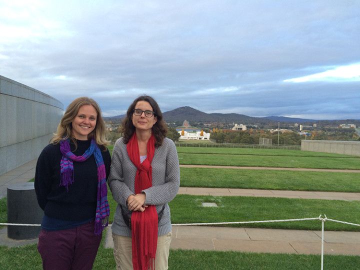 Con Jess en Canberra