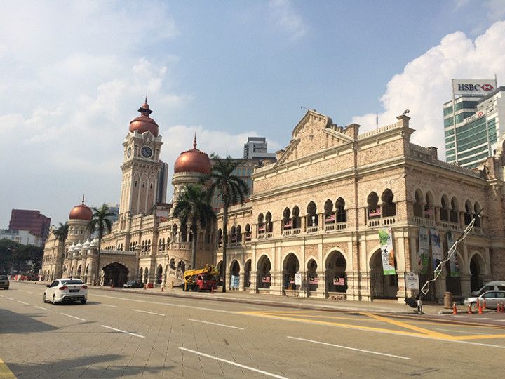 Foto: Eli Zubiria. Edificio de Sultan Abdul Samad, en Kuala Lumpur, Malasia.