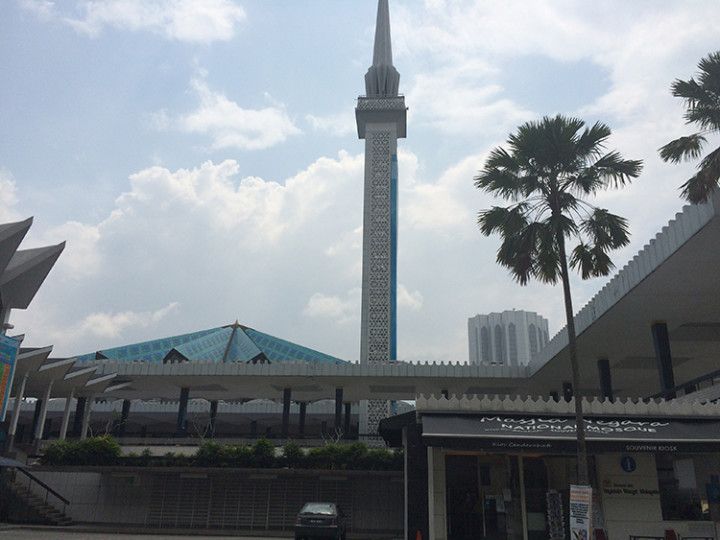 Foto: Eli Zubiria. Mezquita nacional, en Kuala Lumpur, Malasia.